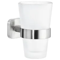 TESA 40462 Glass, Stainless steel Round Single Wall-mounted