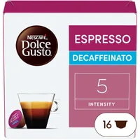 Nescafé Kaffeekapseln Dolce Gusto Espresso Decaf Red 16 Stück - Entkoffeiniert: Ja - Produktionsland: Europa - Packungsgrösse: 16 Stück - Geschmacksrichtung: Keine - Getränkeart: Espresso - Kaffeeart: NESCAFÉ Dolce Gusto