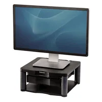 Fellowes Monitor Erhöhung PremiumPlus Silber, Anthrazit - Höhenverstellbar: Ja - Maximale Bildschirmgrösse: 21  - VESA Norm: Keine - Detailfarbe: Anthrazit - Silber - Maximale Tragkraft: 36 kg - Anzahl Bildschirme: 1