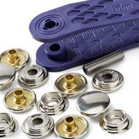 Prym Druckknöpfe Caravan 15 mm, 10 Stück - Detailfarbe: Silber