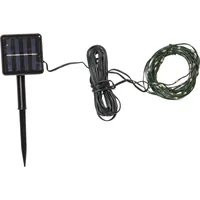 Star Trading Lichterkette Solar Dew Drop Micro, 100 LEDs, 740 cm, Grün - Produkttyp: Lichterkette - Betriebsart: Solarbetrieb - Set-Typ: Starterset - Fernbedienung: Nein - Smart Home: Nicht kompatibel - Lichtfarbe: Warmweiss (WW)