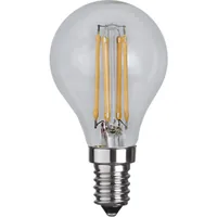 Star Trading LED Leuchtmittel E14 P45 Clear 470 lm, 2700K, 4.2W, 230 V - Energieeffizienzklasse: E - Lampensockel: E14 - Protokoll: Ohne - Smart Home: Nicht kompatibel - Farbtemperatur Kelvin: 2700 K - Gesamtleistung: 4.2 W