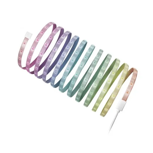 hombli LED Stripe Smart, RGB, 5 m, Weiss - Lampensockel: LED fest verbaut - Farbtemperatur Kelvin: 2000 bis 6500 K - Aussenanwendung: Nein - Gesamtleistung: 24 W - Leuchten Kategorie: LED Stripe - Lichtfarbe: Kaltweiss/Tageslichtweiss (KW) - Neutralweiss 