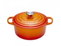 Le Creuset Signature Bräter rund 26 cm ofenrot