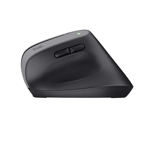 Trust Ergonomische Maus Bayo+ - Maus-Typ: Ergonomisch - Maus Features: Programmierbare DPI-Einstellung - Vertikales Design - Daumentaste - Silent-Tasten - Gelenkschonend - Scrollrad - Bedienungsseite: Rechtshänder - Detailfarbe: Schwarz - Verbindungsart: 