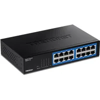 TRENDnet Switch 16 Port Gbit Desktop Switch w metal