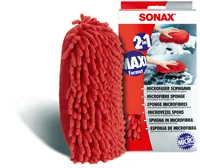 Sonax Waschschwamm Microfaser 2in1, 1 Stück - Detailfarbe: Rot - Set: Nein - Zubehörtyp: Schwamm