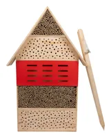 Windhager Insektenhotel High-Rise - Tierart: Insekten - Produkttyp: Insektenhotel - Gartentier: Marienkäfer - Ohrwurm - Florfliege - Wildbiene