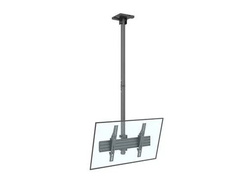 Multibrackets Deckenhalterung MBC1U Professional - Detailfarbe: Schwarz - Eigenschaften: 2-Sektionen - Deckenmontage - Modular erweiterbar - Neigbar - Maximale Bildschirmgrösse: 75  - Maximale Tragkraft: 50 kg
