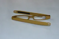 Figoline Lesebrille Gold +2,5 - Grössensystem: EU - Brillenglasfarbe: Klar - Zielgruppe: Unisex - Sehstärke: +2 -5 - Brillenform: Rechteckig - Kopfbreite: Normal