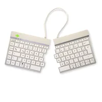 R-Go Tastatur Split Break DE-Layout kabellos weiß