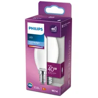 Philips Lampe LEDcla40W E14 CDL B35 FR ND SRT4 - Energieeffizienzklasse EnEV 2020: F - Lampensockel: E14 - Farbtemperatur Kelvin: 6500 K - Gesamtleistung: 4.3 W - Dimmbar: nicht dimmbar - Zusätzliche Ausstattung: EyeComfort