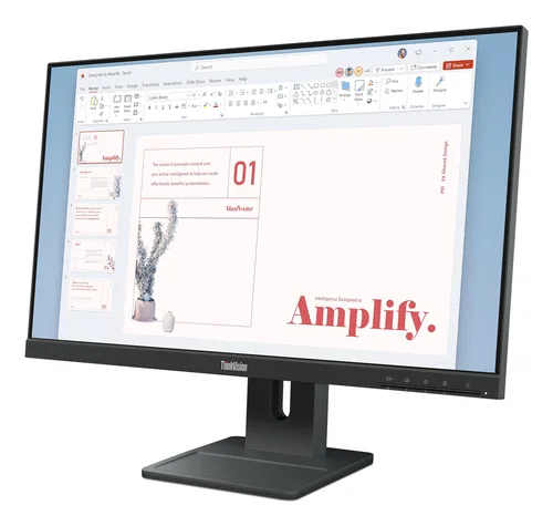 Lenovo ThinkVision E24-40 écran plat de PC 60,5 cm (23.8") 1920 x 1080 pixels Full HD LCD Noir