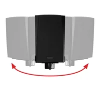 B-Tech VENTRY - Side Clamping Loudspeaker Wall Mounts with Tilt & Swivel (Pair)
