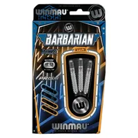 Winmau Dartpfeile Steeldart Barbarian 3 Stück - Gewicht: 20 g - Verpackungseinheit: 3 Stück - Material: Inox - Detailfarbe: Schwarz - Silber - Braun - Dart Art: Steel Dart