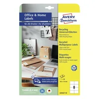 Avery LR3427-10 printer label White Self-adhesive printer label
