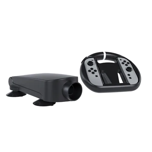 Nacon Faltbares Rad – schwarz [NSW2] - Verbindungsmöglichkeiten: Keine - Plattform: Nintendo Switch 2 - Controller Typ: Lenkrad - Detailfarbe: Grau - Schwarz