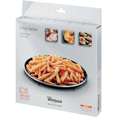 Whirlpool Crispplatte AVM250 Ø 25 cm 27 cm x 27 cm - Breite: 27 cm - Form: Rund - Höhe: 2.5 cm - Ausziehbar: Nein - Tiefe: 27 cm