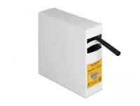 Delock Schrumpfschlauch Box mit Innenkleber, 5 m x 9.5 mm - Detailfarbe: Schwarz - Länge: 5 m - Durchmesser: 9.5 mm - Material: Polyolefin