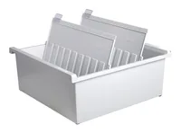 HAN Karteibox A4 Quer, 1300 Karten, Grau - Medienformat: A4 - Material: Polystyrol (PS) - Detailfarbe: Grau