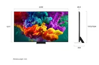 LG TV 100QNED87B6 100, 3840 x 2160 (Ultra HD 4K), QNED - Auflösung: 3840 x 2160 (Ultra HD 4K) - Bildschirmdiagonale in Zoll: 100  - Tuner-Signal: DVB-C (Kabel) - DVB-S2 (Satellit) - DVB-T2 (terrestrisch) - HDMI Anschlüsse: 4 - Schnittstellen: Bluetooth - 
