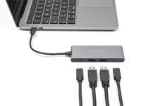 Delock USB-Hub 2 x USB Typ-A / 2 x USB Type-C 10 Gbps - Stromversorgung: USB-C - Anzahl Ports: 4 - Detailfarbe: Grau - USB Standard: 3.1 Gen 2 (10 Gbps) - USB Anschluss 2 (Endgerät): USB A - USB C - USB Anschluss 1 (Quelle): USB C