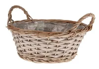 Opiflor Weidenkorb Sachsen, 25 cm Grau - Volumen: 5.15 l - Material: Holz - Form: Rund - Detailfarbe: Grau - Ausstattung: Keine - Einsatzort: Innen und Aussen