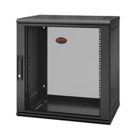 APC NetShelter WX AR112SH4 - 12U, 19 inch patch cabinet, Wall mount, Pre-assembled, 400MM deep