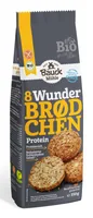 Bauck Mühle Backmischung Wunderbrödchen Protein 350 g - Nährwertangabe pro: 100 g - Energiegehalt (in kj): 1812 KJ - Energiegehalt (in kcal): 435 Kcal - Fett: 24 g - Produkttyp: Brot - Davon gesättigte Fettsäuren: 3.5 g