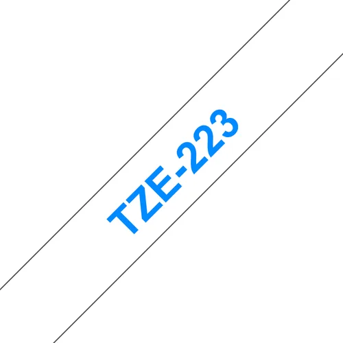 BROTHER P-Touch TZE-223 cyan on white 9mm