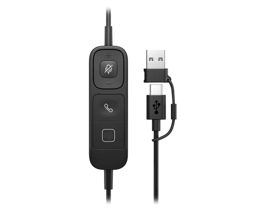HP Poly POLY MISSION 415 USB HS CL WW Kopfhörer Kopfband Büro/Callcenter Schwarz