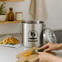 Relaxdays 10051224_55 5 L Stainless steel