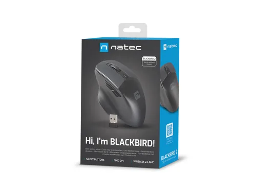 Natec Genesis Blackbird 2 mouse RF Wireless Optical 1600 DPI