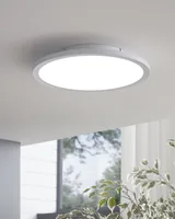 EGLO Leuchten Deckenleuchte SARSINA 1x 17 W, 4000 K - Leuchten Kategorie: Deckenleuchte - Betriebsart: Netzbetrieb - Lampensockel: LED fest verbaut - Farbtemperatur Kelvin: 4000 K - Dimmbar: dimmbar - Farbwiedergabeindex CRI: 80