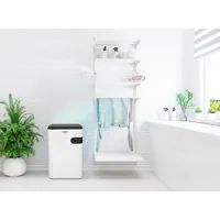 Medion Entfeuchter DH30S, 40 m² - Typ: Entfeuchter - Funktionen: Abschaltautomatik - Display - Timerfunktion - Touch Control - Wäschetrocknung - Detailfarbe: Schwarz - Weiss - Entfeuchtungsleistung /24h: 24 l - Hygrostat: Keine Angaben
