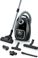 Siemens Bodenstaubsauger VSZ7X500 - Staubsauger Typ: Bodenstaubsauger - Motorleistung: 650 W - Detailfarbe: Grau - Silber - Beutellos: Nein - Staubbehältervolumen: 0 l - Nasswischfunktion: Nein