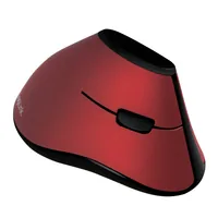 Logilink Maus, ergonomisch vertikal, Funk 2.4 GHz, rot