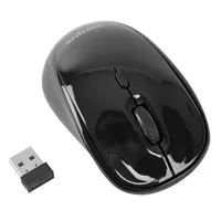 Targus Maus Wireless USB Laptop Blue Trace - Maus-Typ: Mobile - Maus Features: Scrollrad - Bedienungsseite: Universal - Detailfarbe: Schwarz - Verbindungsart: Kabellos - Schnittstelle: USB-A