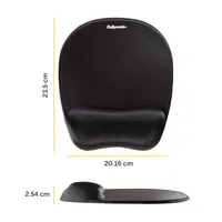 Fellowes Mauspad-Handgelenkauflage Memory Foam 20,16x23,50cm