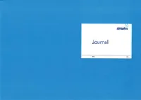 SIMPLEX US Journal 29,7×21cm 19581 blau 20 Blatt