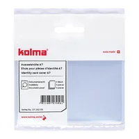 Kolma Ausweishalter A7 CopyResistant Transparent, 3 Stück - Detailfarbe: Transparent - Funktionen Ausweishalter: Schützhülle