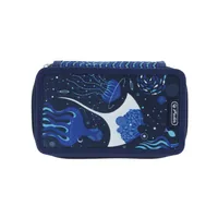 Herlitz Etui Triple 31-teilig, Deep Ocean - Gefüllt: Ja - Etui-Art: Etui - Material: Polyester - Detailfarbe: Dunkelblau