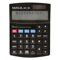 MAUL MTL 700 calcolatrice Desktop Calcolatrice con display Nero