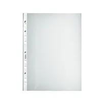 Herlitz Prospekthülle A4 genarbt Premium 100er Packung