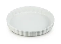 Le Creuset Tarte-Backform Tarte Form Ø 28 cm, Meringue - Materialtyp: Keramik - Material: Steinzeug - Detailfarbe: Weiss glanz - Set: Nein - Backform Typ: Tarte-Backform
