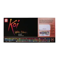 Talens Aquarellfarbe Koi Studio Set 96 Näpfchen - Art: Aquarellfarbe - Detailfarbe: Mehrfarbig - Set: Ja - Verpackungseinheit: 1 Stück
