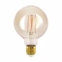 EGLO Leuchten Lampe 4 W E27 Warmweiss - Energieeffizienzklasse EnEV 2020: F - Lampensockel: E27 - Farbtemperatur Kelvin: 2200 K - Gesamtleistung: 4 W - Dimmbar: nicht dimmbar - Zusätzliche Ausstattung: Keine