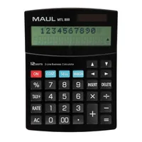 MAUL MTL 800 calcolatrice Desktop Calcolatrice con display Nero