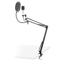Vonyx Kondensatormikrofon CMS320W - Typ: Einzelmikrofon - Bauweise: Desktop - Anwendungsbereich: Gesang & Sprache - Voice-Chat / Gaming - Wandlerprinzip: Kondensator - Richtcharakteristik: Niere - Umschaltbare Richtcharakteristik: Nein