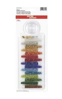 Knorr Prandell Perlen-Set Rocaille  Silber, 17-teilig - Packungsgrösse: 15 Stück - Durchmesser: 2.5 mm - Detailfarbe: Silber - Mehrfarbig - Perlenart: Rocailles